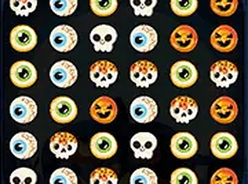 Halloween Candy Match Puzzle Online Game