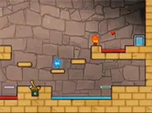 Red Boy and Blue Girl Puzzle Game Online