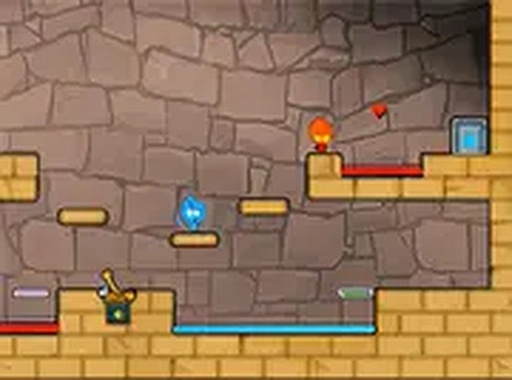 Red Boy and Blue Girl Puzzle Game Online