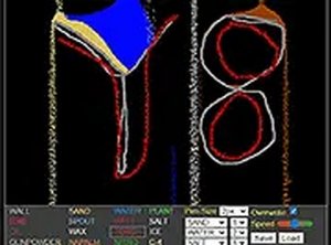 Falling Sand Online Game - Creative Sandbox Simulation