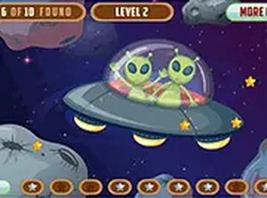 Aliens In Space Hidden Object Puzzle Game