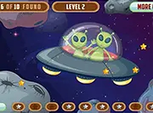 Aliens In Space Hidden Object Puzzle Game