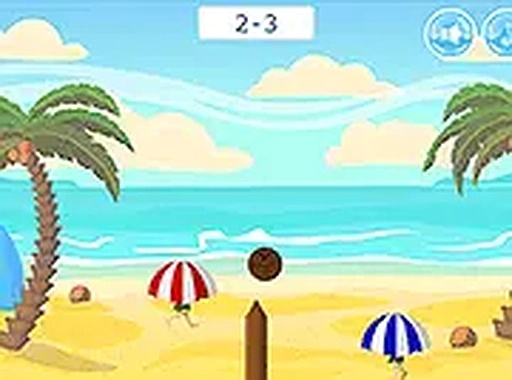 Coconut Volley Beach Volleyball Online Game